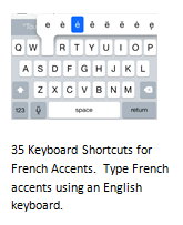 KeyXL Keyboard Shortcut Database - Logo for website      for French Accents.  Type French accents using an English keyboard.